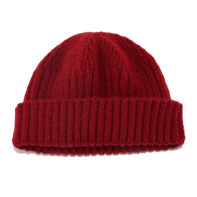 Autumn and Winter Street Trendy Hip Hop Guapi Hat Korean Edition Solid Color Knitted Hat Men's and Women's Outdoor Warm Hat