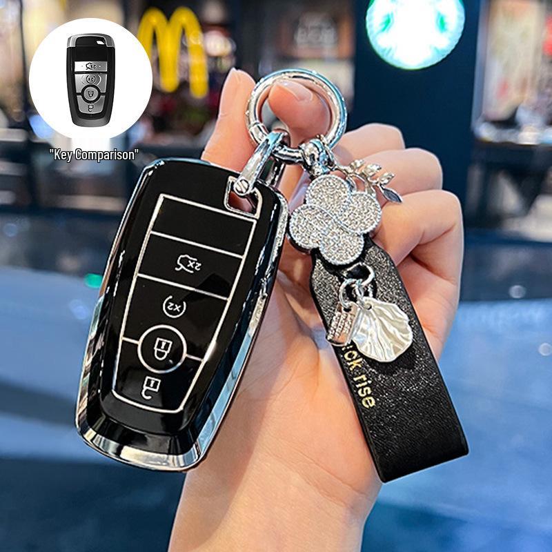 Key Case Shell for Ford Mondeo, Explorer, Focus, and Edge - Suitable for Men and Women