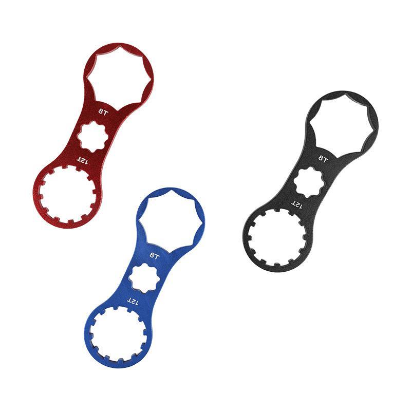 Aluminum Alloy Bike Front Fork Cap Wrench Lightweight High Precision Perfect For Mountain Bike Repair Maintenance