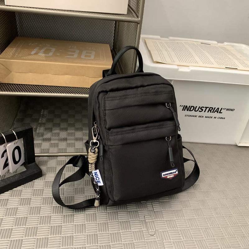 High value style simple leisure travel lightweight backpack women's versatile small schoolbag college student backpack