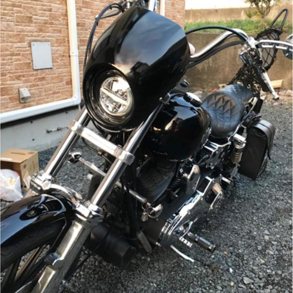 YIBO Motorcycle Headlight 5.75 Inch Headlight LED Headlamp Projector Driving Light with DRL High