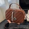 Hand Bag Women's 2025 New Trendy Autumn and Winter Light Luxury Niche High-end Shoulder Bag Commuter Messenger Small Square Bag