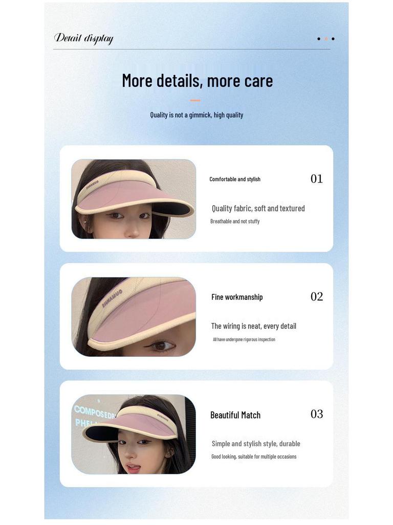 Korean Style Women's UV Protection Foldable Sun Hat