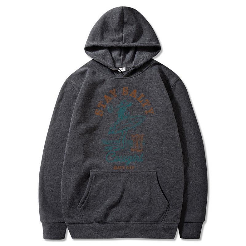 Unisex Beach Surfing Skateboard Print Fashion Hoodie Sweatshirt