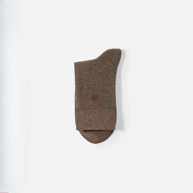 Men's Autumn and Winter Business Antibacterial and Deodorizing Mid Calf Socks