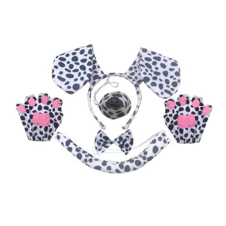 Tier Verkleidungssets Hundehaarband, Schwanz und Fliege für Kindergeburtstagsfeiern