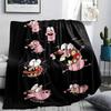 Courage Printed Flannel Blanket, Soft Throw for Bedroom Sofa, Washable, Christmas Present, Great Gift.