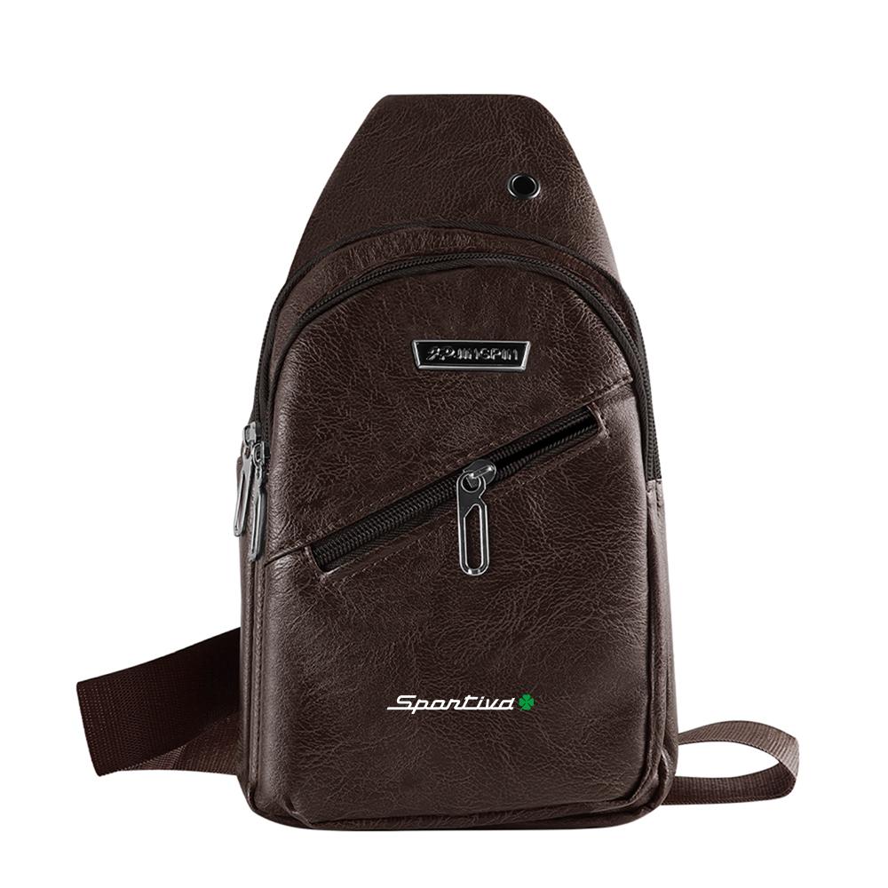 

2026 Hot Alfa Romeo 1pc PU Leather Chest Bag Crossbody Pack Single Shoulder Backpack UNISEX For Alfa Romeo Sportiva 159 Giuliett 1PC