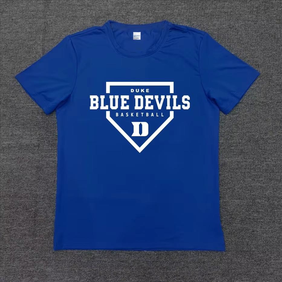 North America Limited Duke North Carolina University Men's and Women's Basketball T-shirt Sport Cotton Short Sleeve Clothing