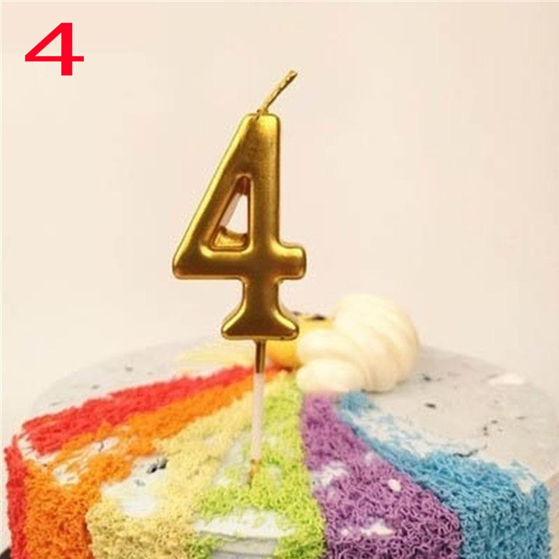 0-9 Years Birthday Candle New Girls Kids Birthday Numbers Candle Party Smoke-free Cake Candles for for Cake Party Supplies