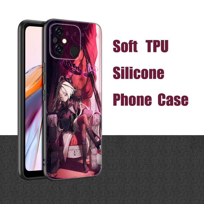 Blue Archive Game Black Silicone Phone Case For Xiaomi Redmi 7A 8A 9A 10A 11A 9C 10C 12C 13C 11 Prime A1 A2 + 12 4G Note 9T 12R