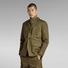 Mid-season Jacket G-Star Chore Btn Casual Blazer Dark Olive D23527-C900-C744