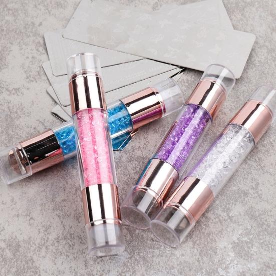 Nail Stamper Stamping Template Manicure Tool With Scraper