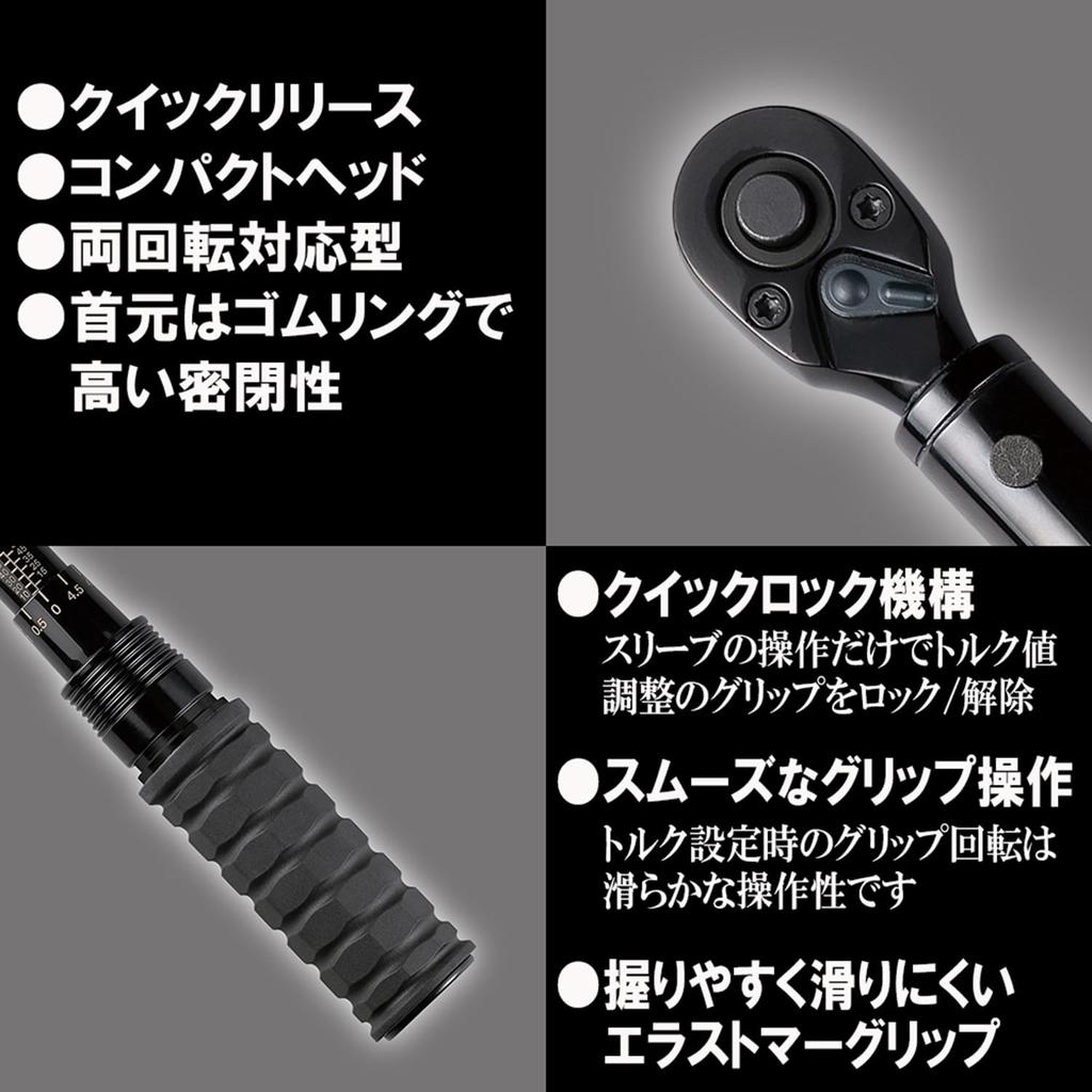 SK11 Preset Torque (ESK11) Wrench, 9.5mm Drive, 10-60N·m, STR3-60