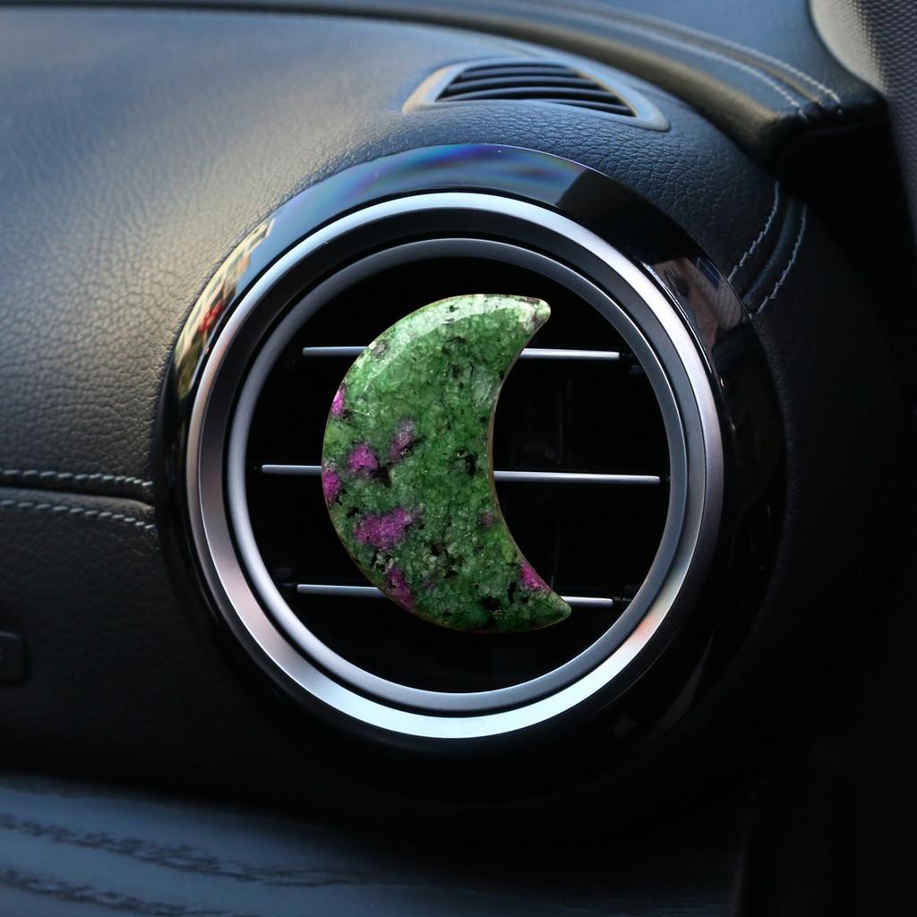 

Car Air Aromatherapy Vent Clip Decorative Moon Stone Crescent Stone Clip Outlet StyleA