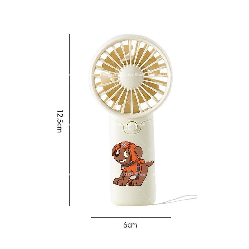 PAW Patrols Portable Fan Convenient Small Fan Summer Pocket Hand-held Fans Lightweight Handheld Kawaii Mini Fan Air Coolers Gift