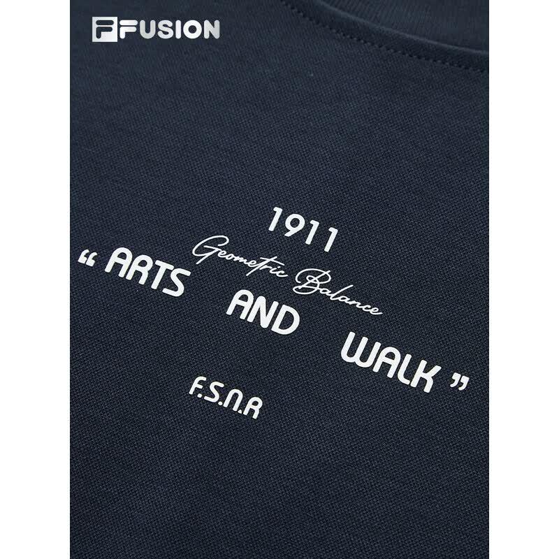 FILA FUSION Women's Knit Short-Sleeve T-Shirt (Zhang Hao Series)