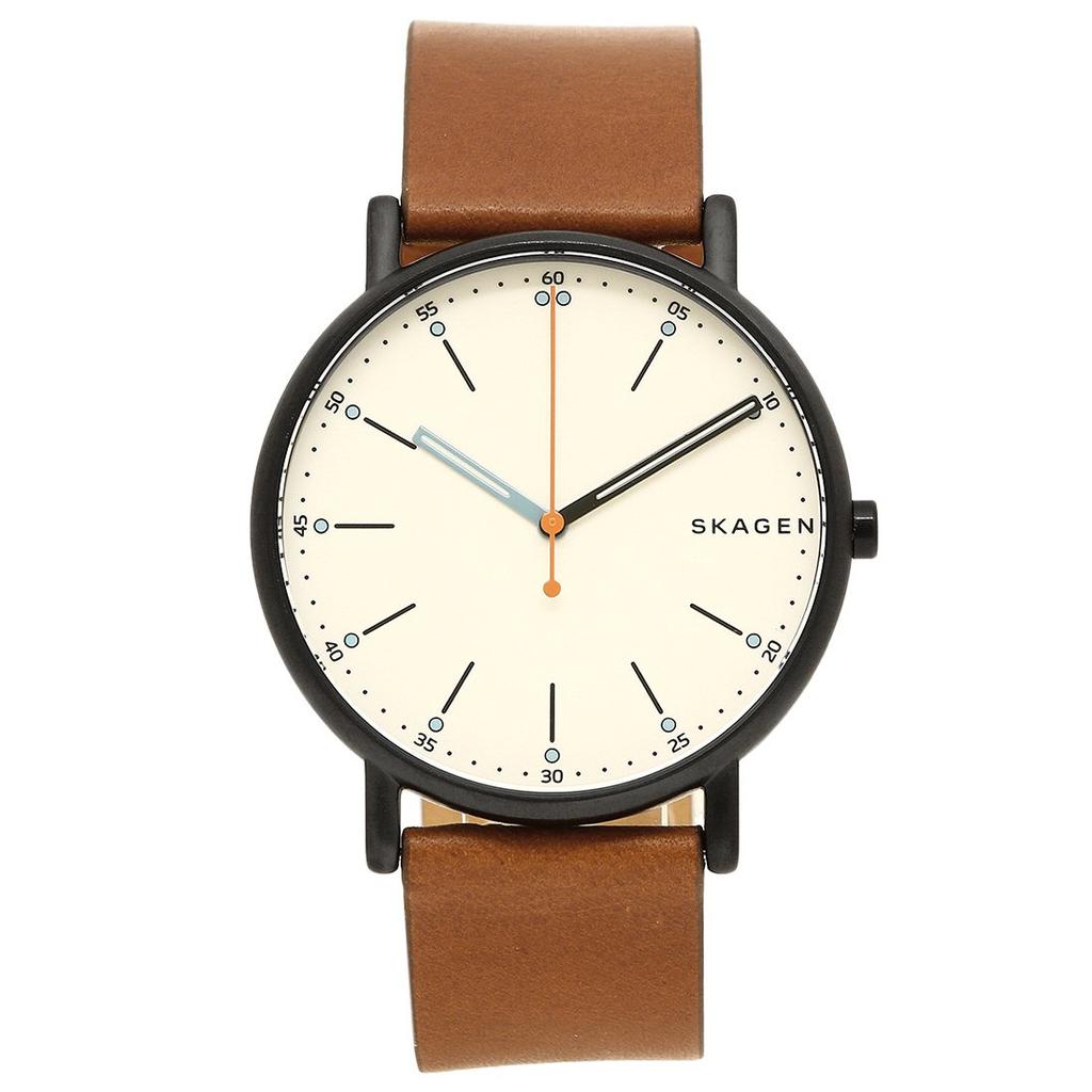 Skagen Men's Watch SKW6374 Brown/White [Parallel Import]