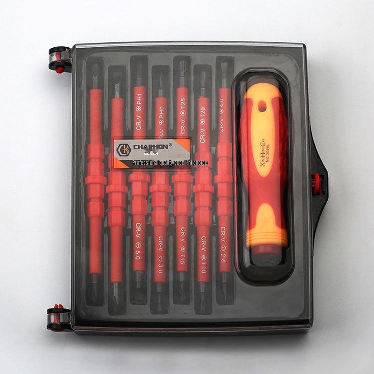 Multi-functional Insulated Electrician Screwdriver Set - Chrome Vanadium Steel