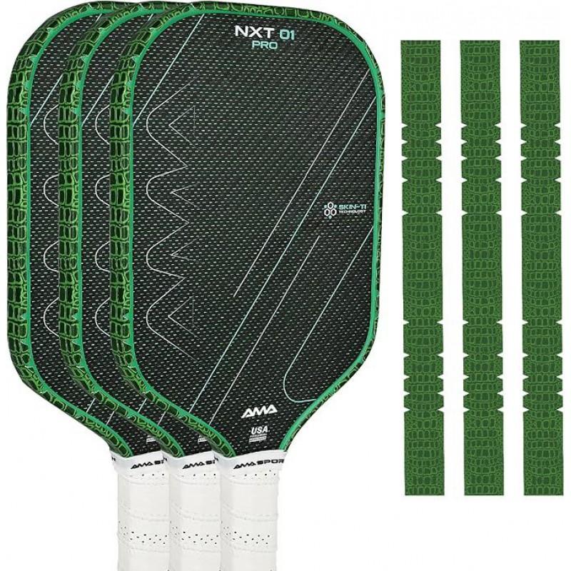 AMA SPORT Padel Racket Edge Guard 3-Pack Wear-Resistant Scratch-Proof Pro Training Match