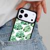 Monstera Leaves Palm Tree Flowers Phone Case for iPhone 17ProMax 12 13 14 15 16e 17 Pro Max Plus Air Cover