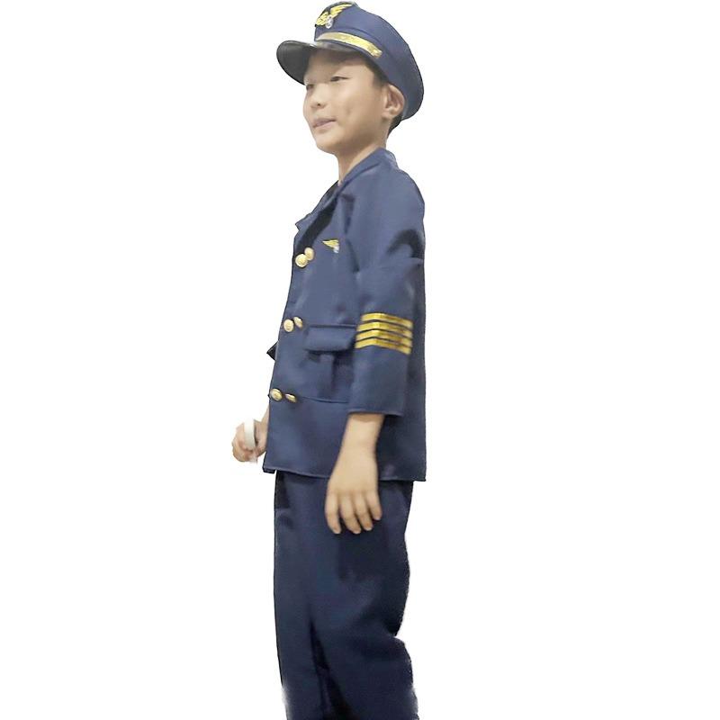 Halloween Pilot Costume Astronaut Captain Costume Police Camo Engineer Doctor Nurse Children's Show