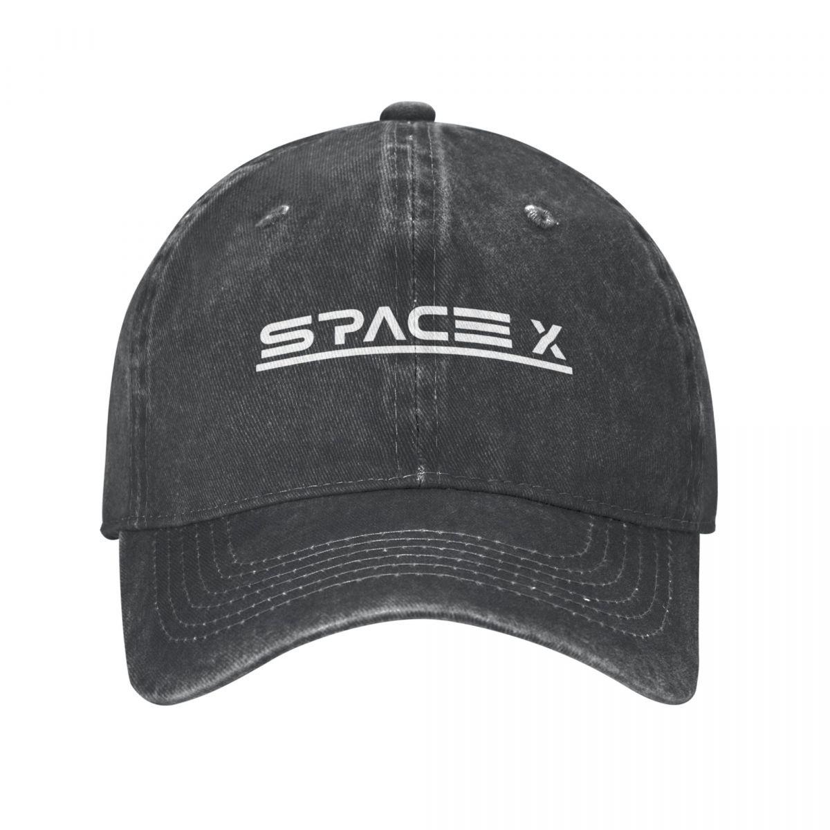 

Fashion Baseball Cap Adjustable Sun Hat SpaceX Space Mars Starship Moon Spring Autumn Cap Denim Casquette Hip Hop
