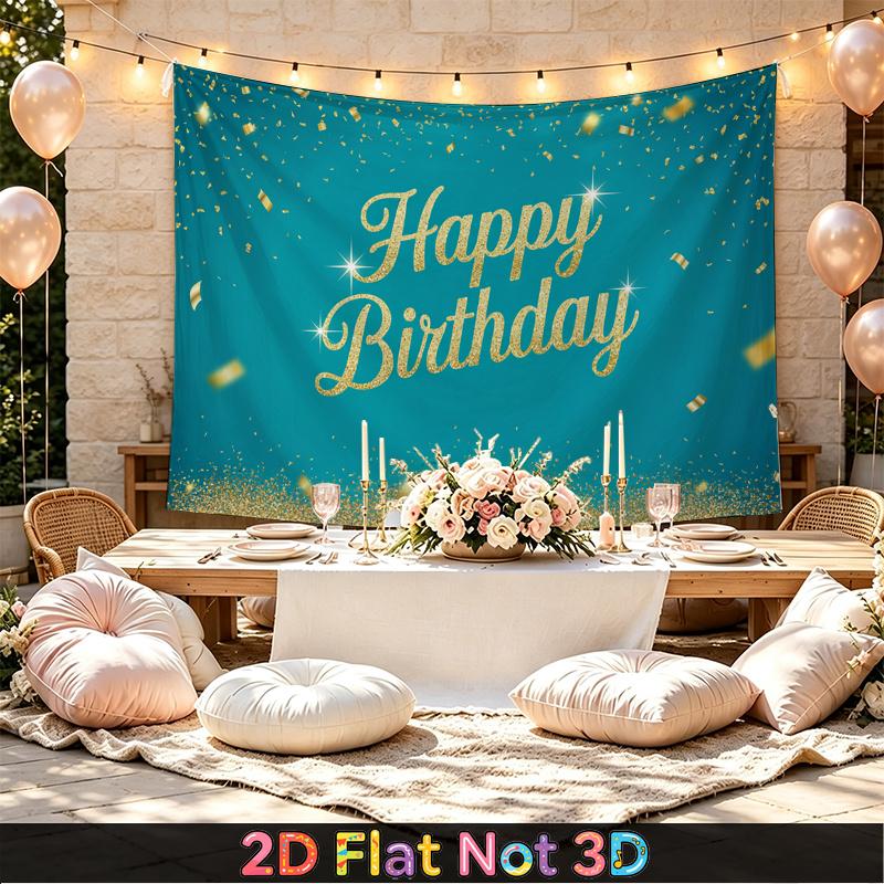 Confetti Backdrop Banner 1pc - Photo Booth Props