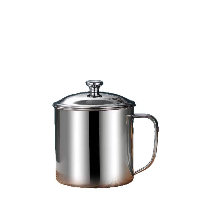 Stainless Steel Unbreakable Mug with Handle and Lid for Kids