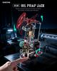 ROKR Série Ville Industrielle Puzzle 3D Pompe à Huile Mécanique Modèle Kit de Construction 127 Pièces Jouets DIY avec Lumières & Mouvement pour Décoration Intérieure Cadeau pour Adulte