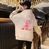 Girls' Rabbit-Printed Hooded Cardigan: Stylish and Casual Fall Jacket for Kids