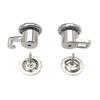 Elegant Flat Back Waist Tightening Button For Jeans Pants Waist Fastener Clip NoSewing Multiuse Clasp for Loose Trousers