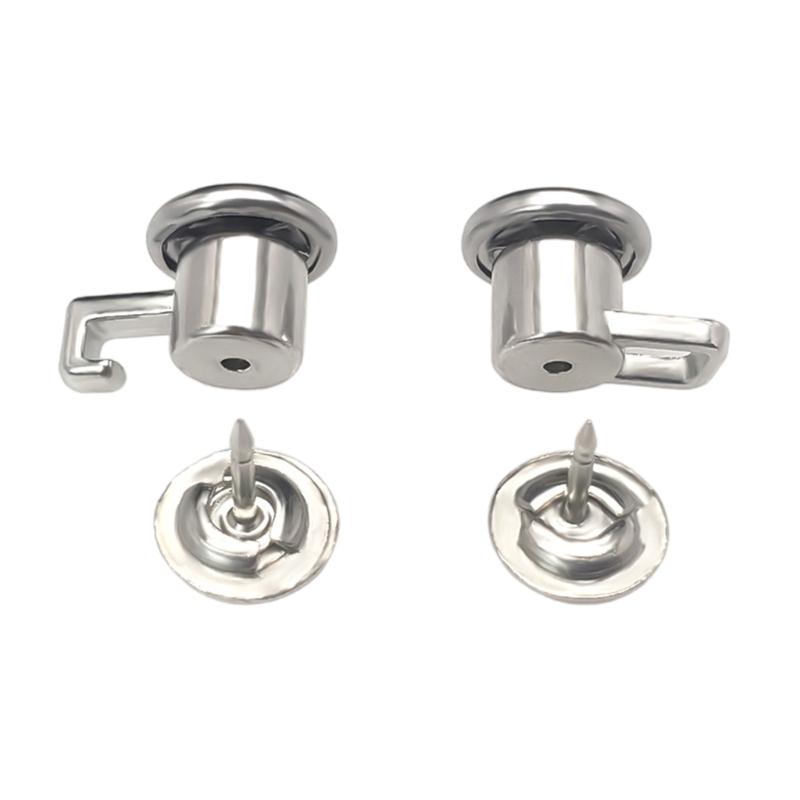 Elegant Flat Back Waist Tightening Button For Jeans Pants Waist Fastener Clip NoSewing Multiuse Clasp for Loose Trousers