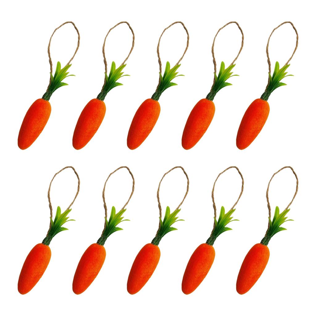 Easter Carrot Hangings Decors Colorful Artificial Carrots for Festival Easter Party Home DIY Crafts Decorations