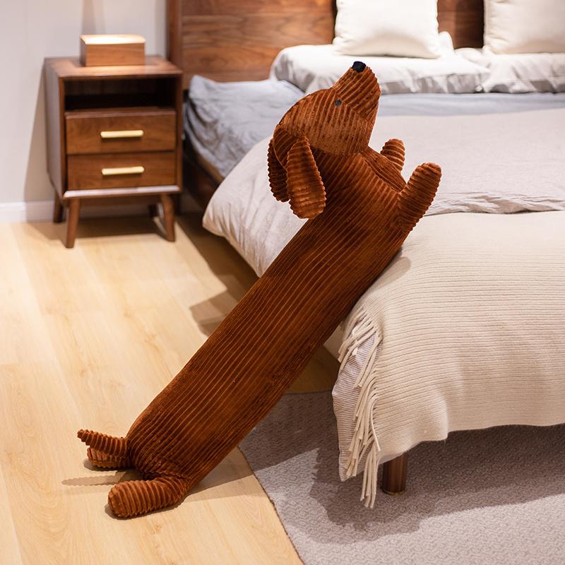 Long Sausage Dog Body Pillow Large Dachshund Stuffed Doll Toy Cute Dog Decorative Throw Pillow Sleeping Back Cushion Sofa Decor