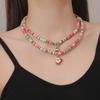 Christmas Day Necklace European and American Multi-layer Christmas Necklace Christmas Necklace
