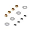 Universal Door Hinge Roller Pin Repair Kit Zinc Coated Pins Bushings For Trucks SUVs Car Door Hinge Upgrades