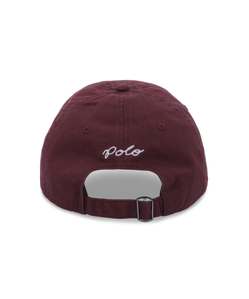 Cappellino da baseball in twill con patch Ny POLO RALPH LAUREN - Rosso