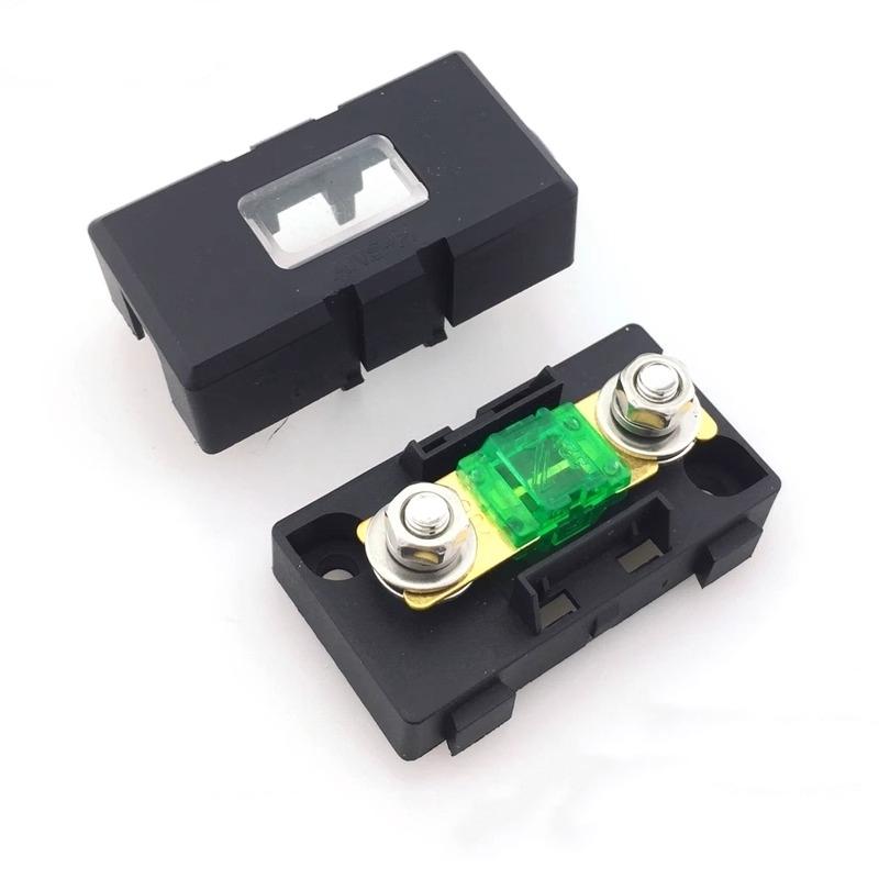 1Set ANS-H Small Fork Bolt Fuse Holder, Electric Vehicle Bolt Fuse Box, Xiaoping Insert Fuse Box