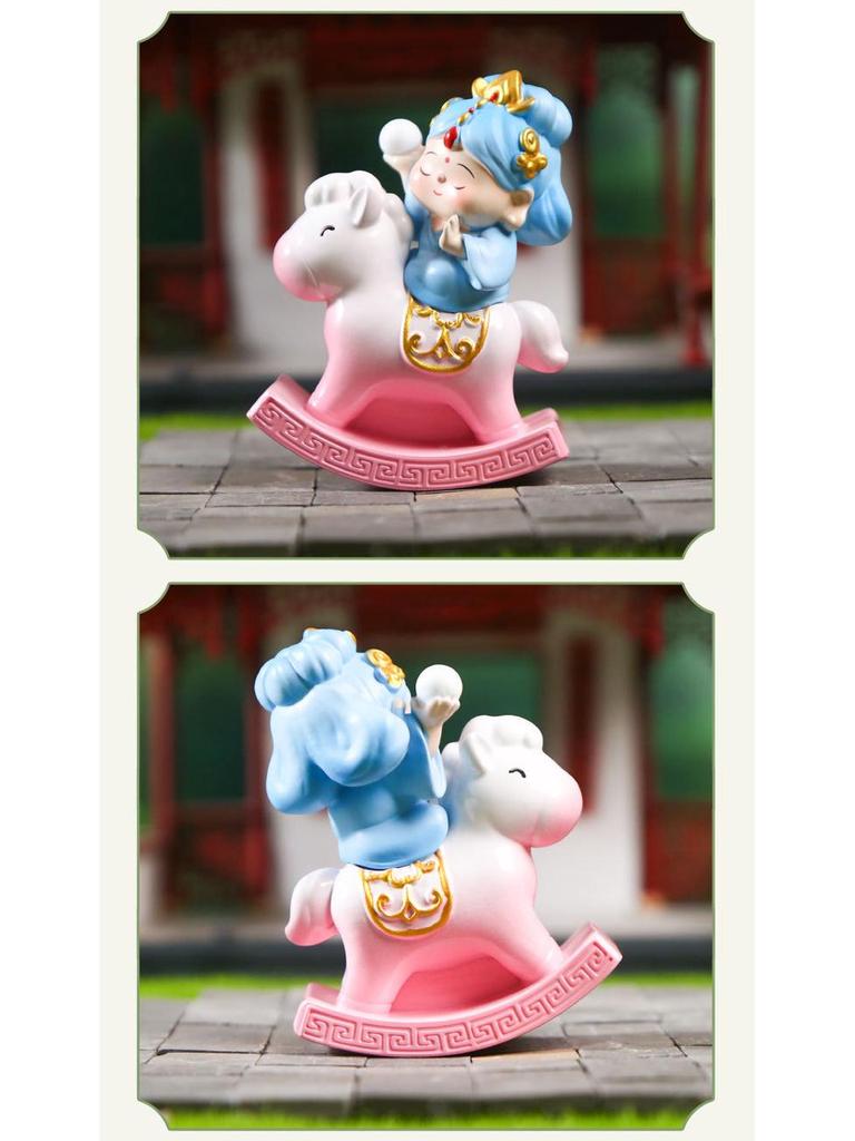 Xianma Blind Box: Trendy Resin Desktop Figurine - Cute and Fun Gift