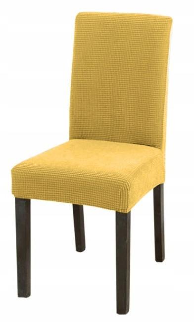 Mustard Chair Cover Honey Jacquard