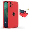 Protective Case - E.F.CONNECTION - for iPhone 13 - Flexible - Red - Shockproof