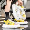 2025 Fashion Yellow Skateboarding Shoes Men Designer Sneakers Platform Canvas Shoes Men Breathable Summer Casual Sneakers Man