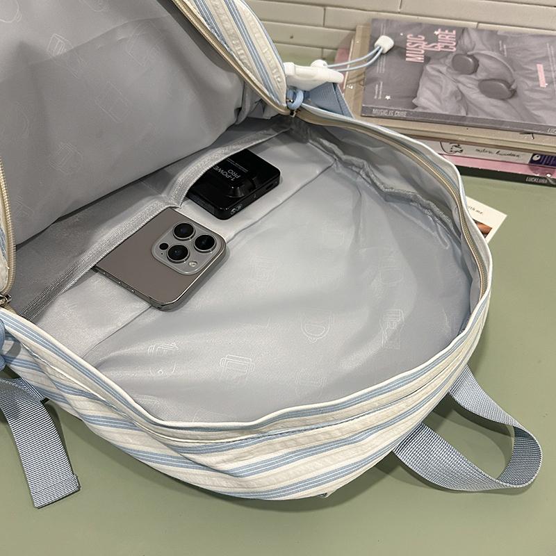 Backpack Junior High School Student Light Schoolbag Girl's Large Capacity Backpack