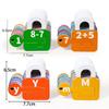 Learning Lock Toys Alphabet and Arithmetic Montessori Toy for Travel Student
