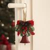 1pc Christmas Bell Bow Pendant Hanging Decor Pinecone Red Fruit Pine Pendant Xmas Tree Hanging for Xmas Tree 2026New Yea Gift