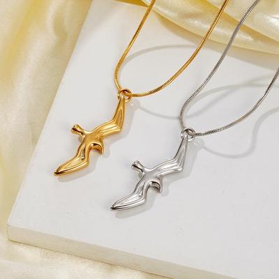 Collana in Acciaio Inossidabile con Gabbiano: Tendenza Retro Europea e Americana, Gioiello Commemorativo per Clavicola Femminile