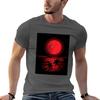 Blood Moon Lunar Eclipse In Night Sky Beach Night Red Moon TShirt Luxury Unisex Basketball Graphic Tees Unisexs Clothing