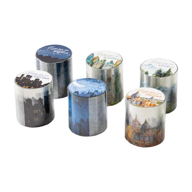 Travelling Theme Beauty Tape Masking Tape Lovely Decorative Tape Hand Account Tape for Journaling Scrapbooking