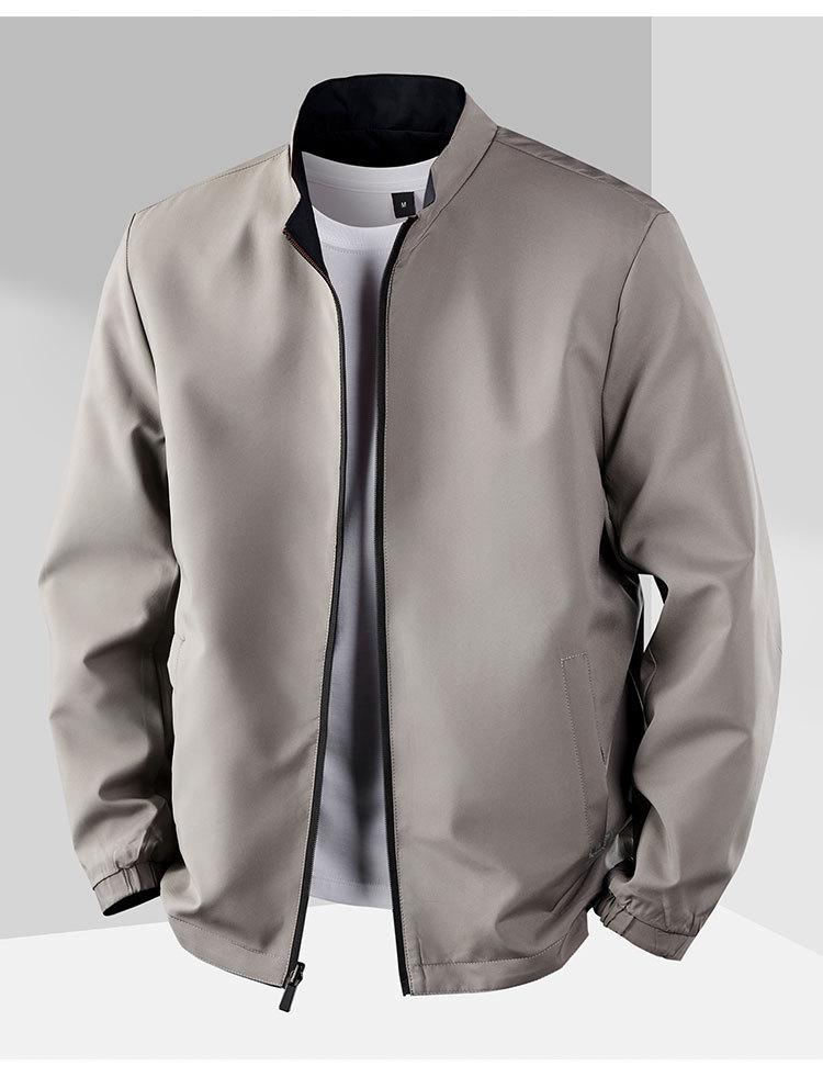 Men's Double-Sided Stand-Up Collar Jacket